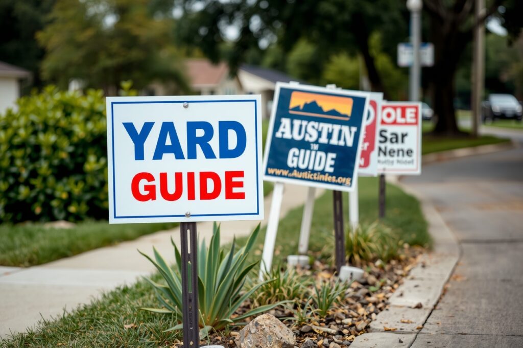 Advertising Yard Signs Roadside Neighborhood 1264x840 1