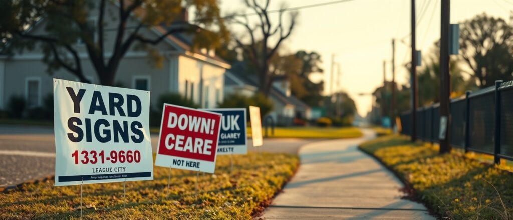 Advertising Yard Signs Roadside Neighborhood 1344x576 1