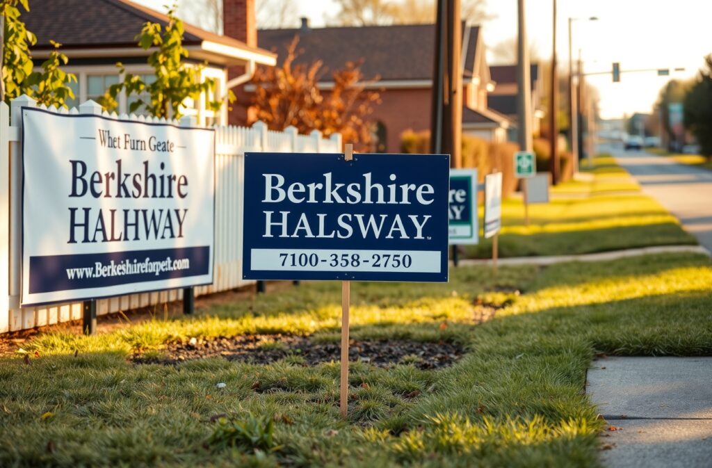 Advertising Yard Signs Roadside Neighborhood 1352x888 1