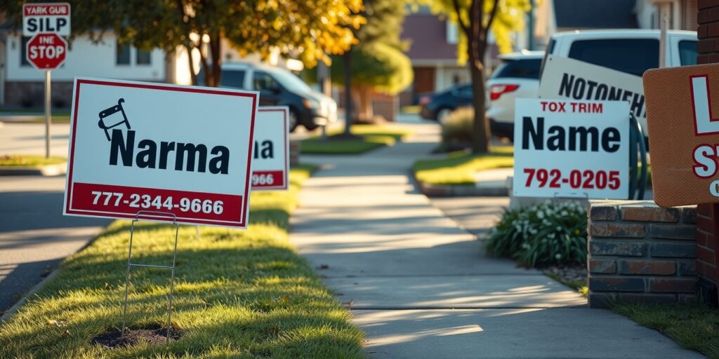 Advertising Yard Signs Roadside Neighborhood 1360x680 1