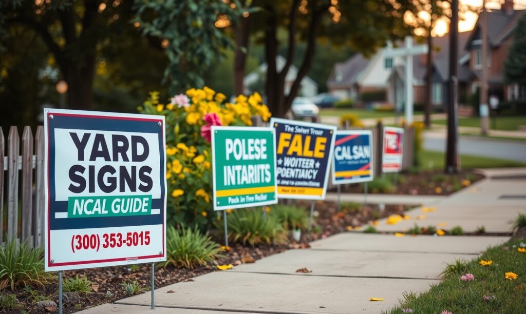 Advertising Yard Signs Roadside Neighborhood 1392x832 1