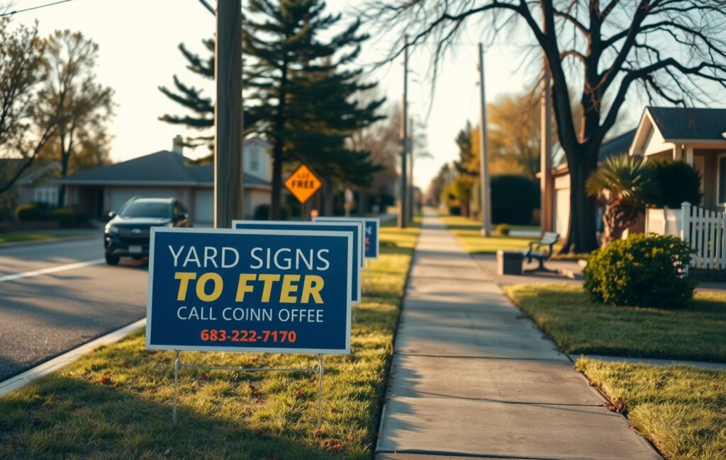 Advertising Yard Signs Roadside Neighborhood 1432x888 6