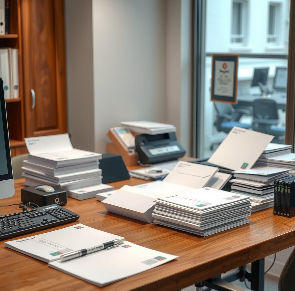 Branded Desk Printed Documents Mailing 1000x984 1