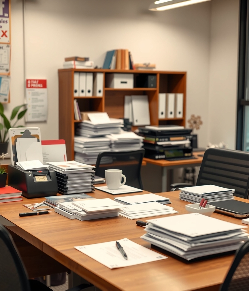 Branded Desk Printed Documents Mailing 864x1008 5
