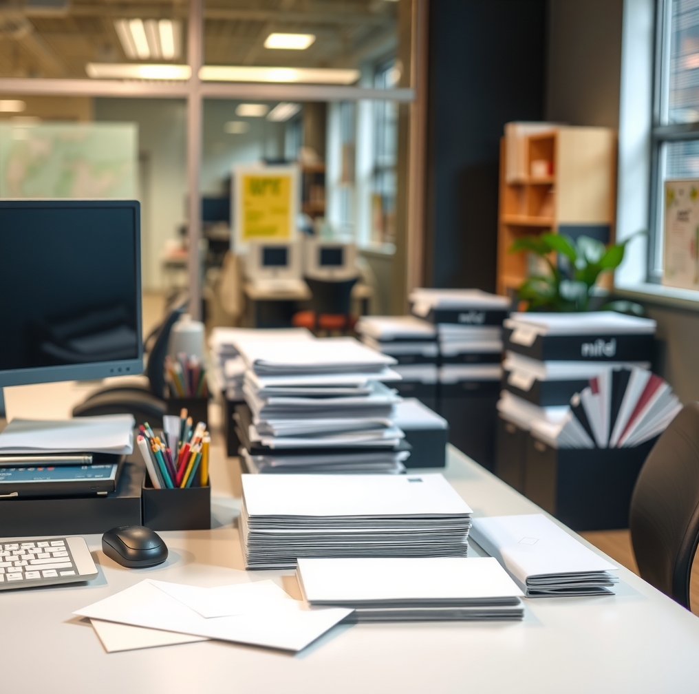 Branded Desk Printed Documents Supplies 1016x1008 1