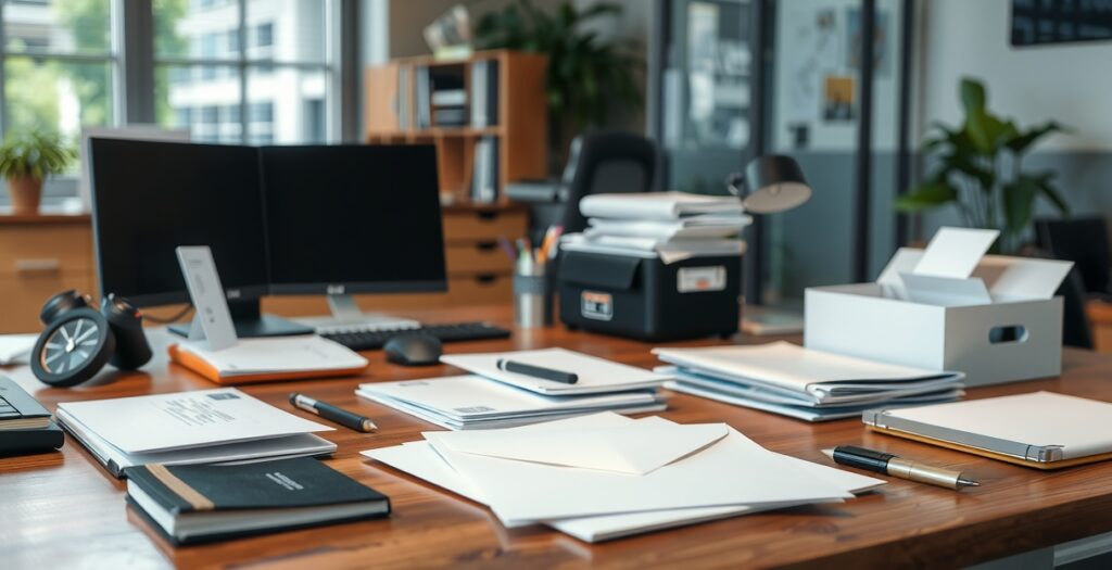 Branded Desk Printed Documents Supplies 1216x624 1