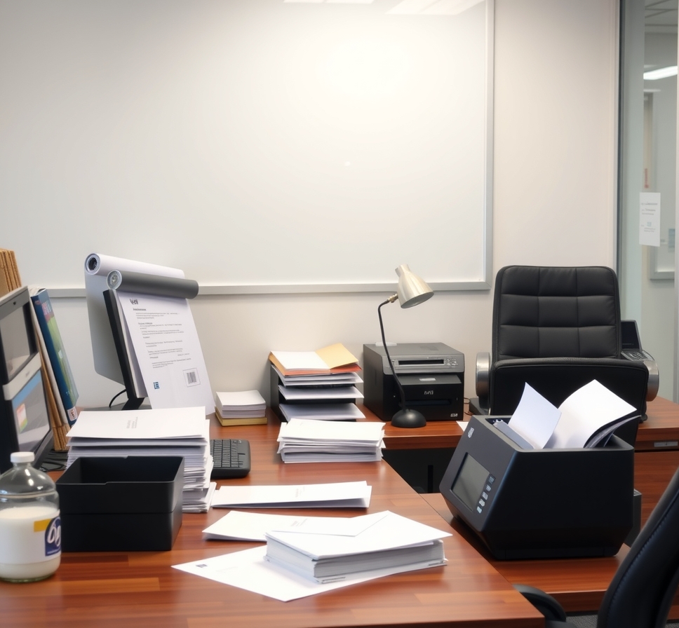 Branded Desk Printed Documents Supplies 968x896 1