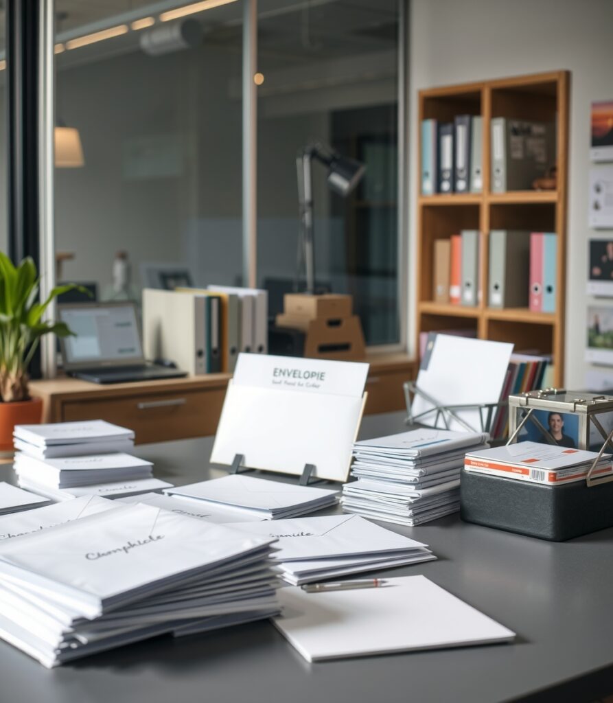 Branded Stationery Desk Printed Documents 1032x1184 1