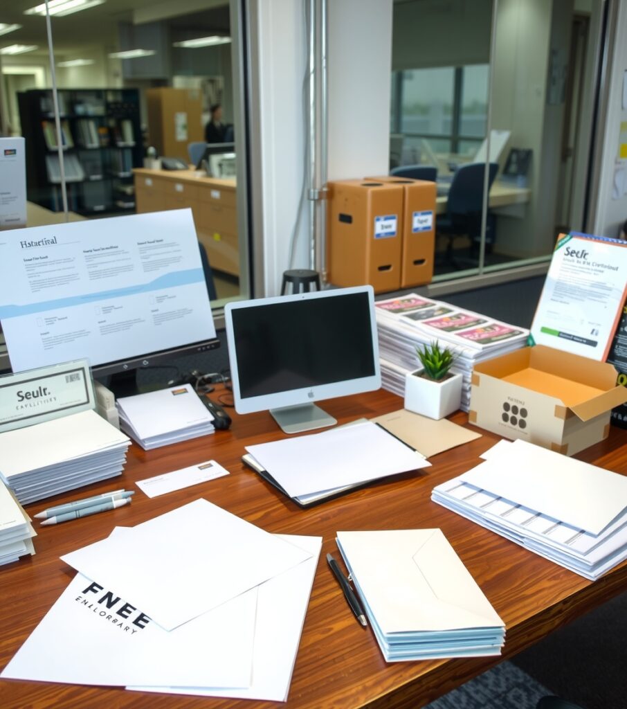 Branded Stationery Desk Printed Documents 1040x1176 1