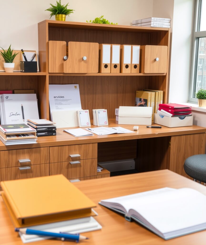 Branded Stationery Desk Printed Documents 1048x1240 3