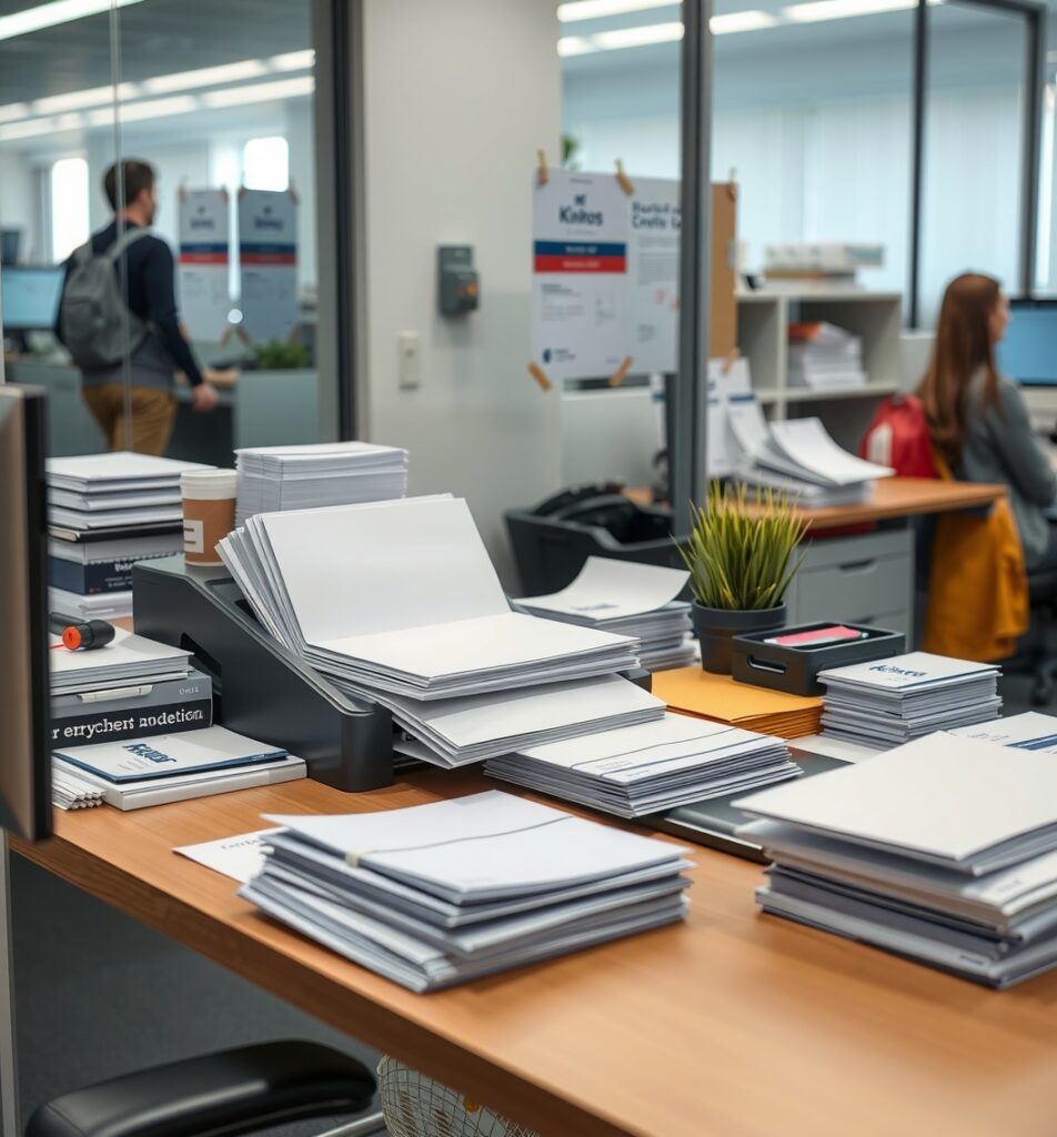 Branded Stationery Desk Printed Documents 1056x1136 1