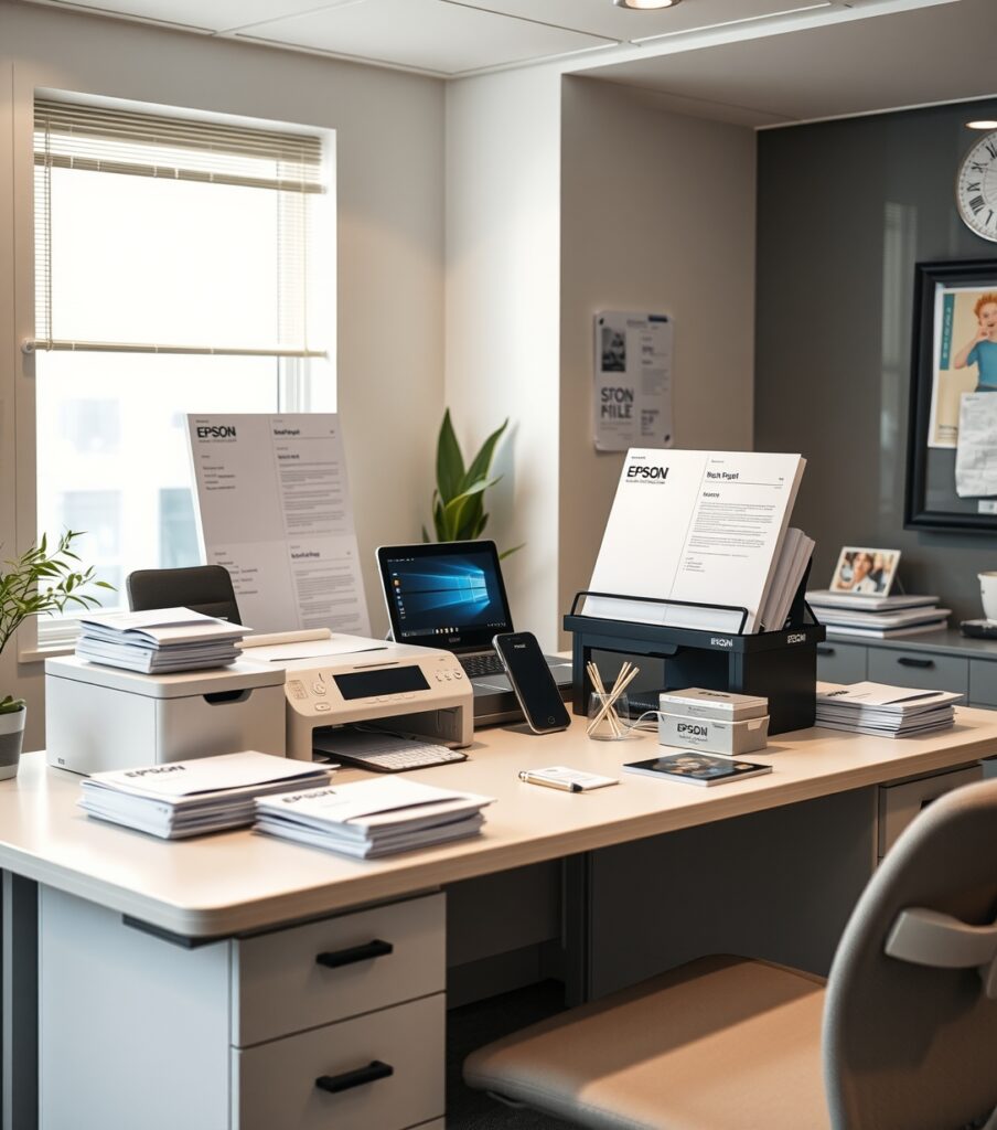 Branded Stationery Desk Printed Documents 1088x1232 1
