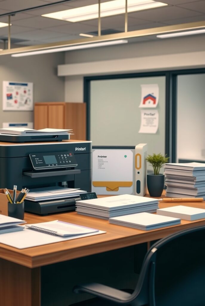 Branded Stationery Desk Printed Documents 800x1192 1