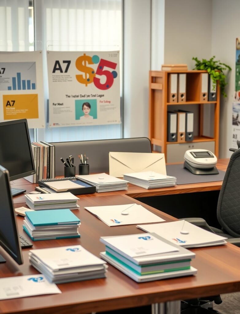 Branded Stationery Desk Printed Documents 832x1088 1
