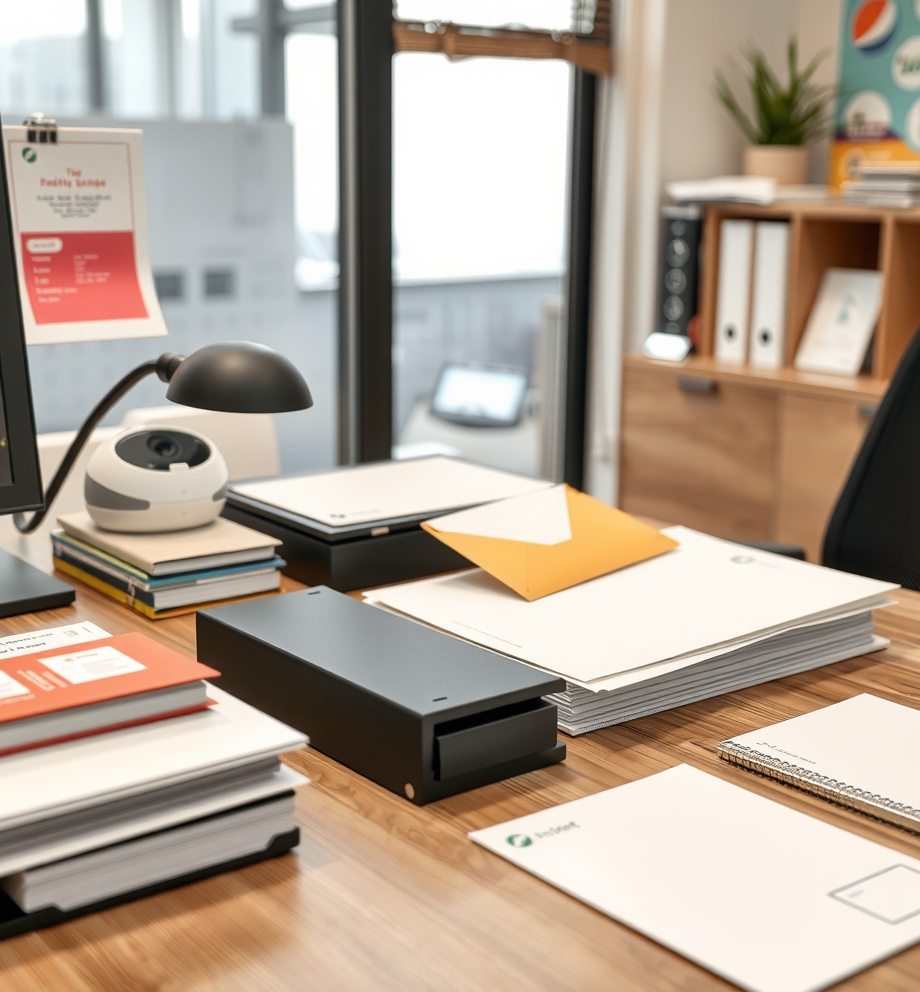 Branded Stationery Desk Printed Documents 920x992 1