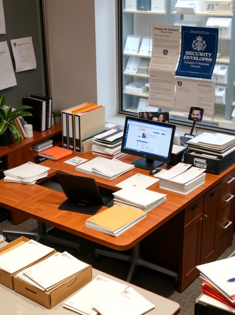 Branded Stationery Desk Printed Documents 968x1296 3