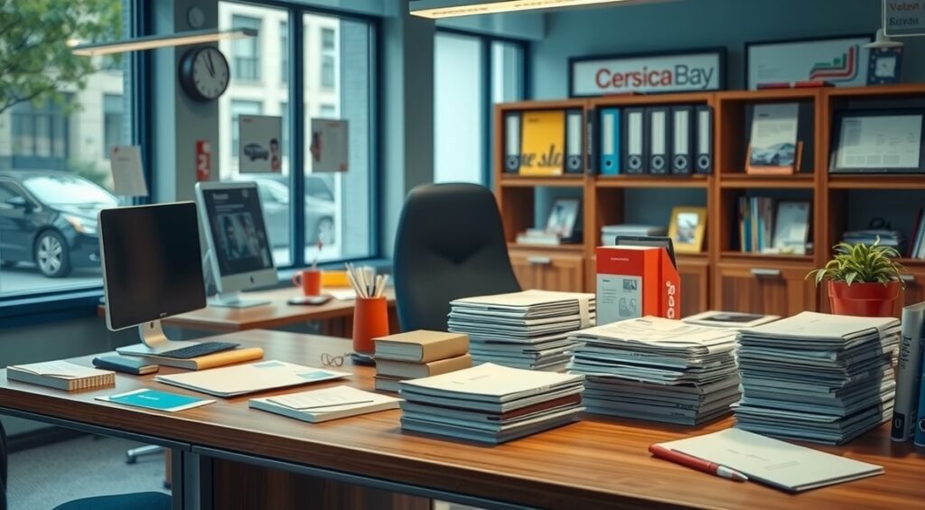 Branded Stationery Desk Printed Envelopes 1160x640 1