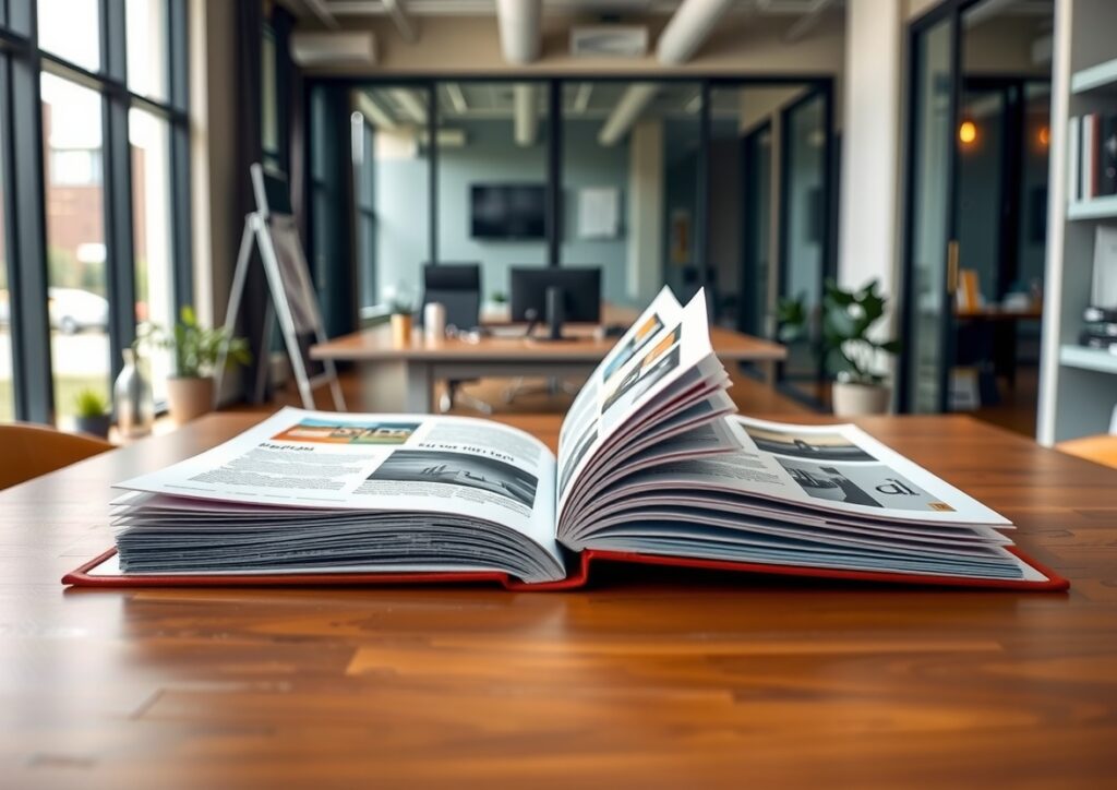 Clean Tabletop Open Folded Brochures 1176x832 1