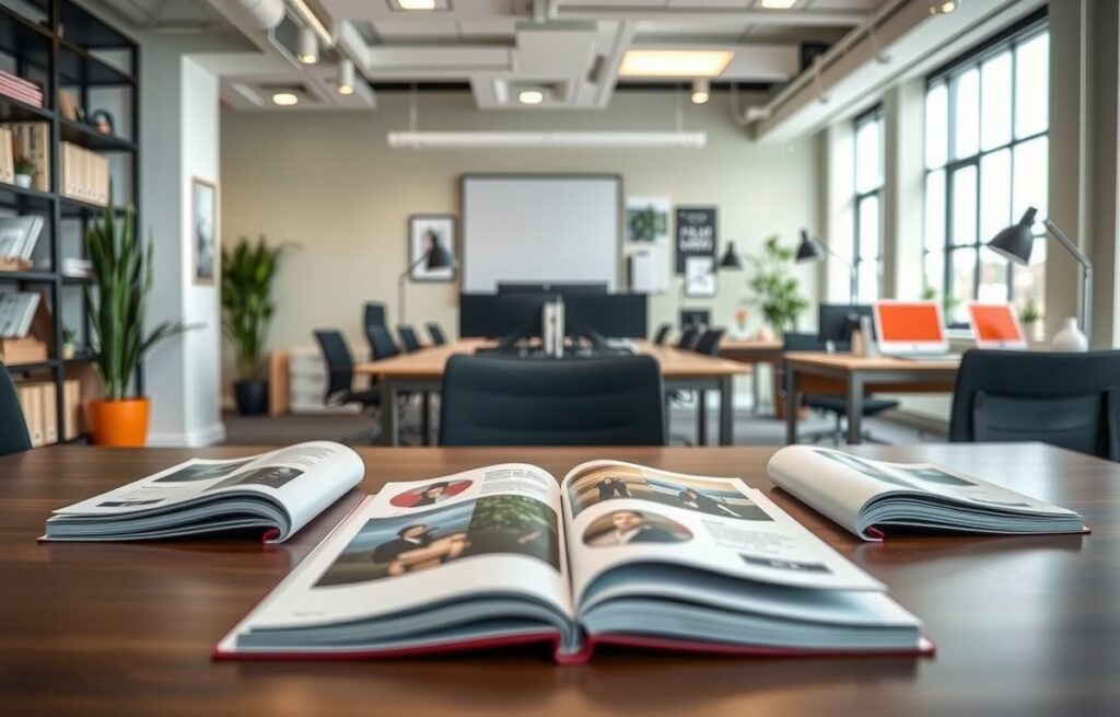Clean Tabletop Open Folded Brochures 1200x768 1