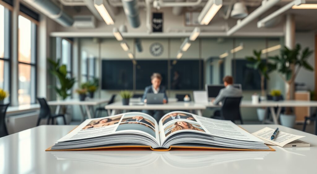 Clean Tabletop Open Folded Brochures 1256x688 3