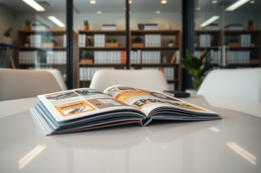 Clean Tabletop Open Folded Brochures 1288x856 1