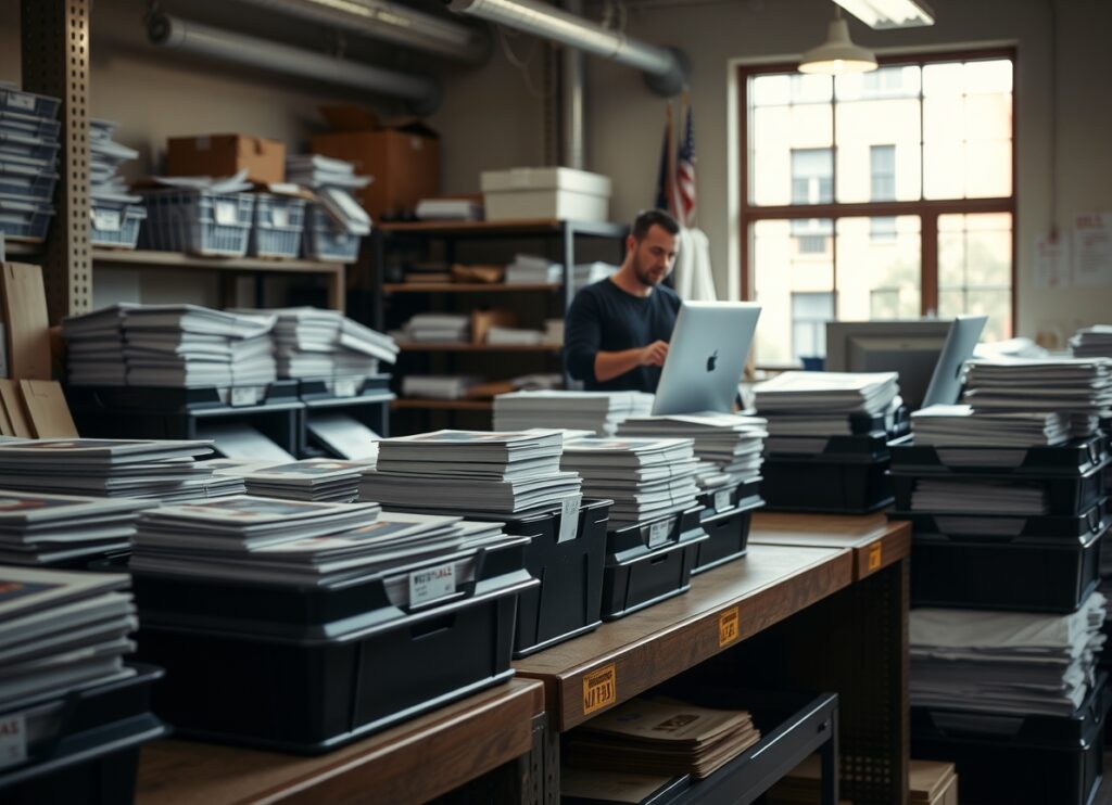 Mail Prep Workspace Postcard Stacks 1192x864 1