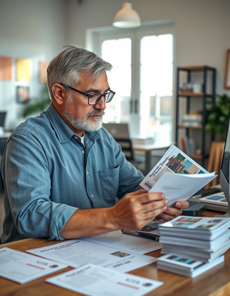 Owner Reviewing Proofs Desk Mailing 784x1008 3