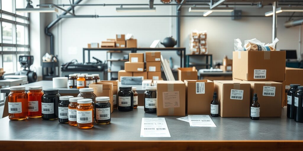 Product Packaging Worktable Printed Labels 1392x696 1