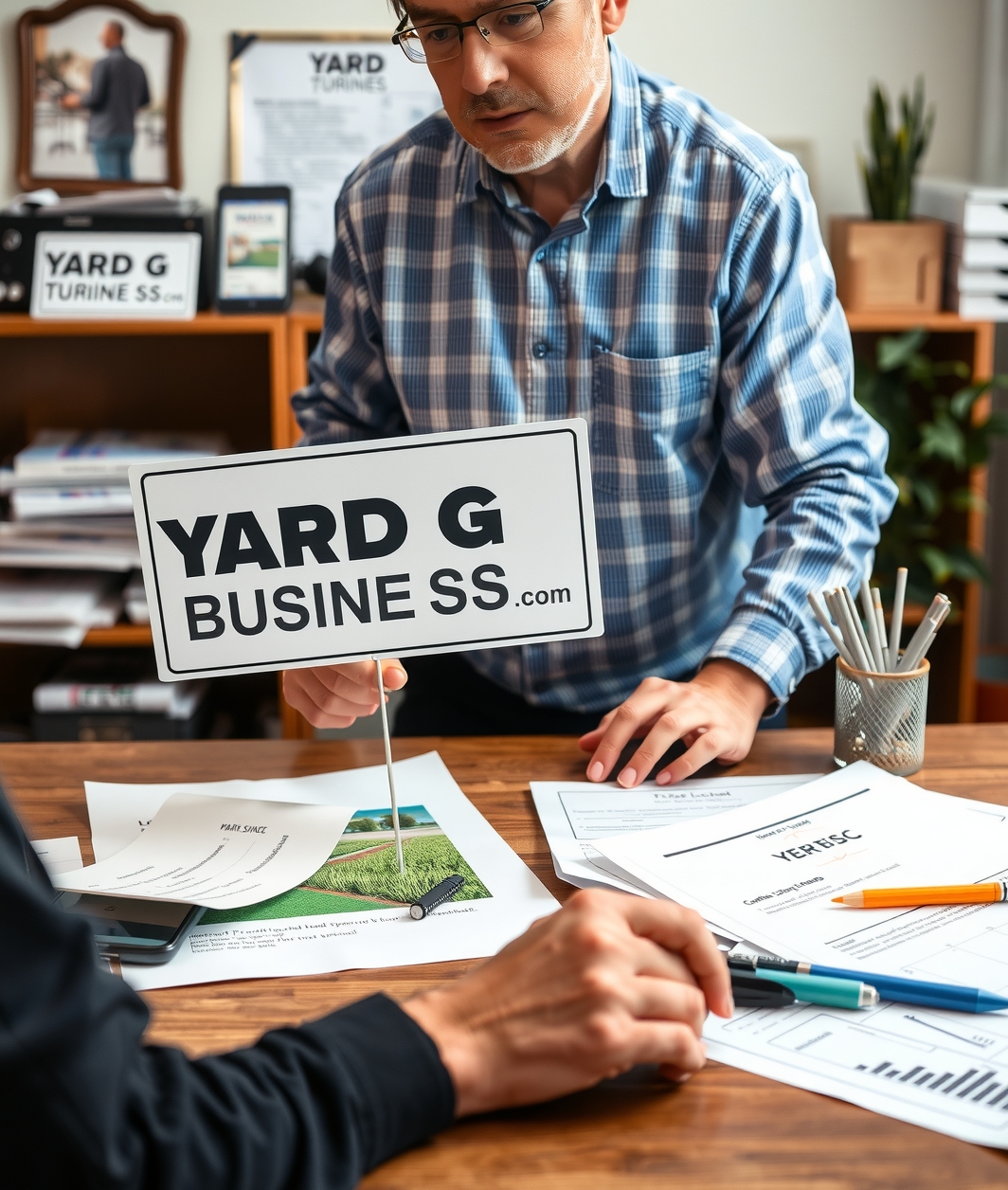 Preparation visual for Yard Signs for Business Guide