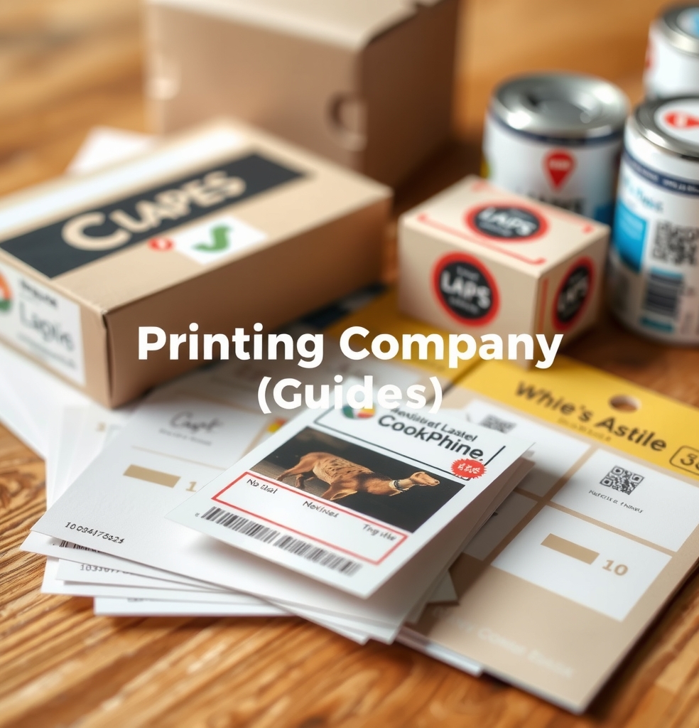 Preparation visual for Labels Printing Company Guide