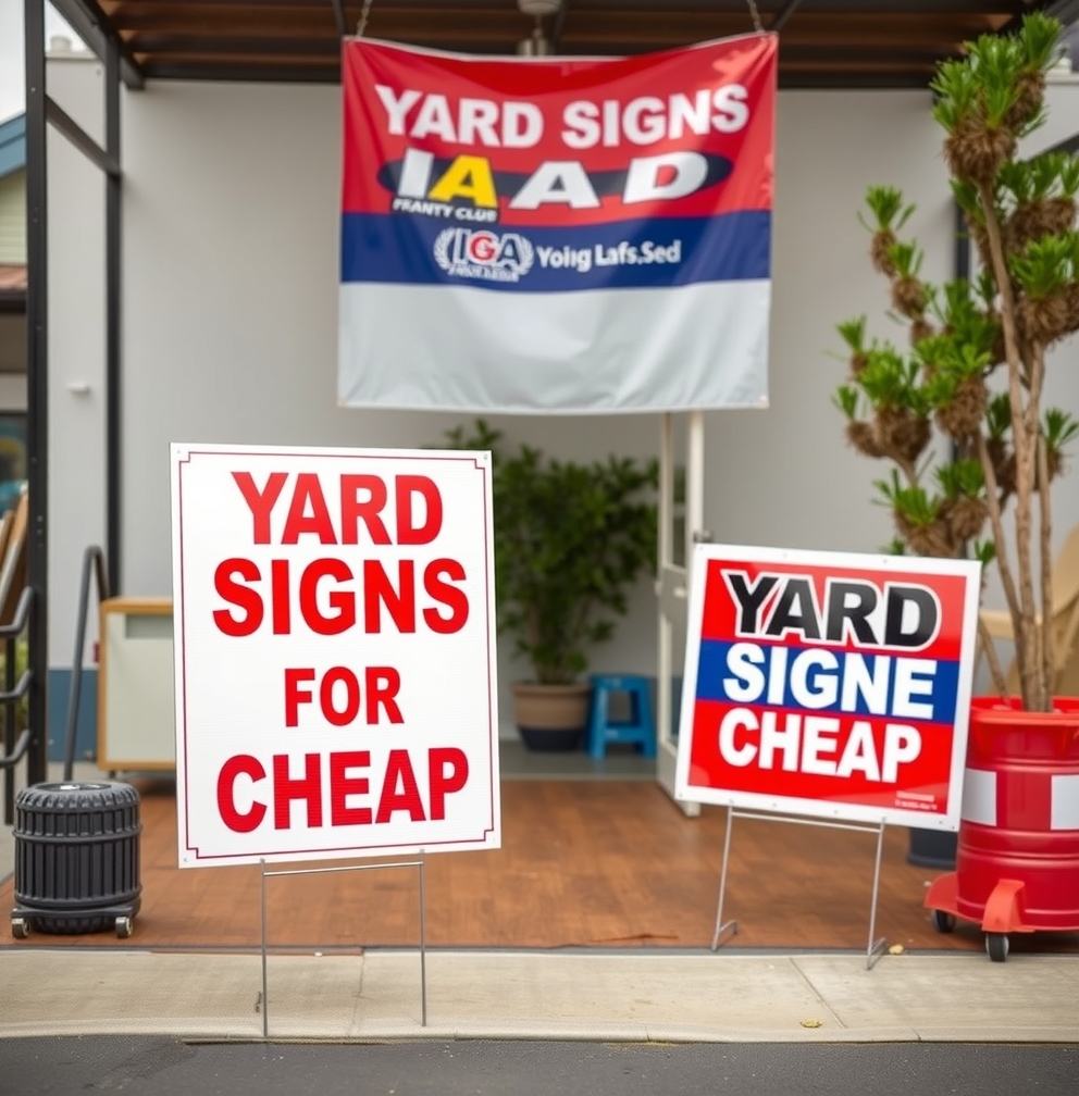 Evaluating the best Yard Signs for Cheap environment