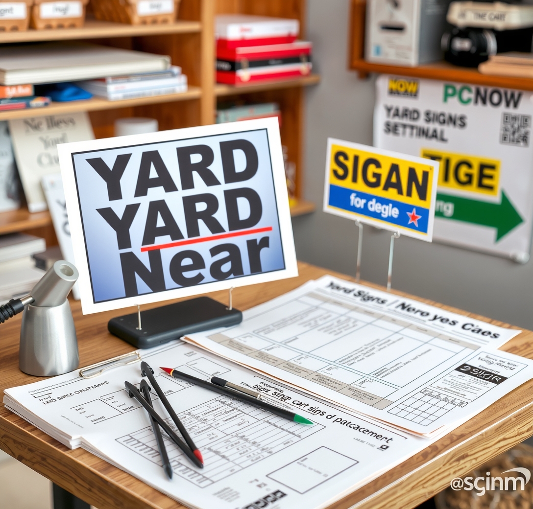 Checklist for Yard Signs Near Me Guide