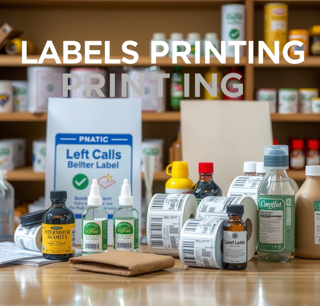 Preparation visual for Labels Printing Template Guide