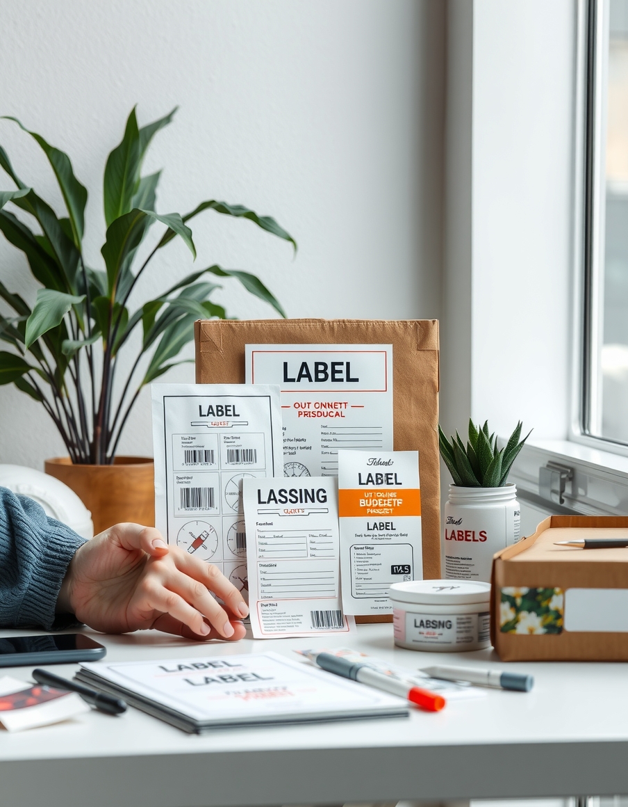 Quality check visual for Labels Printing Template Guide