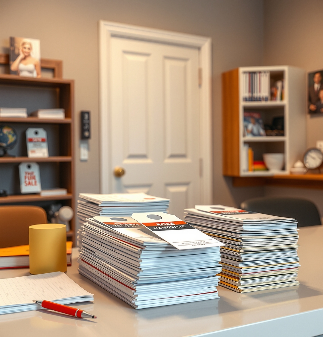 Quality check visual for Door Hangers Real Estate