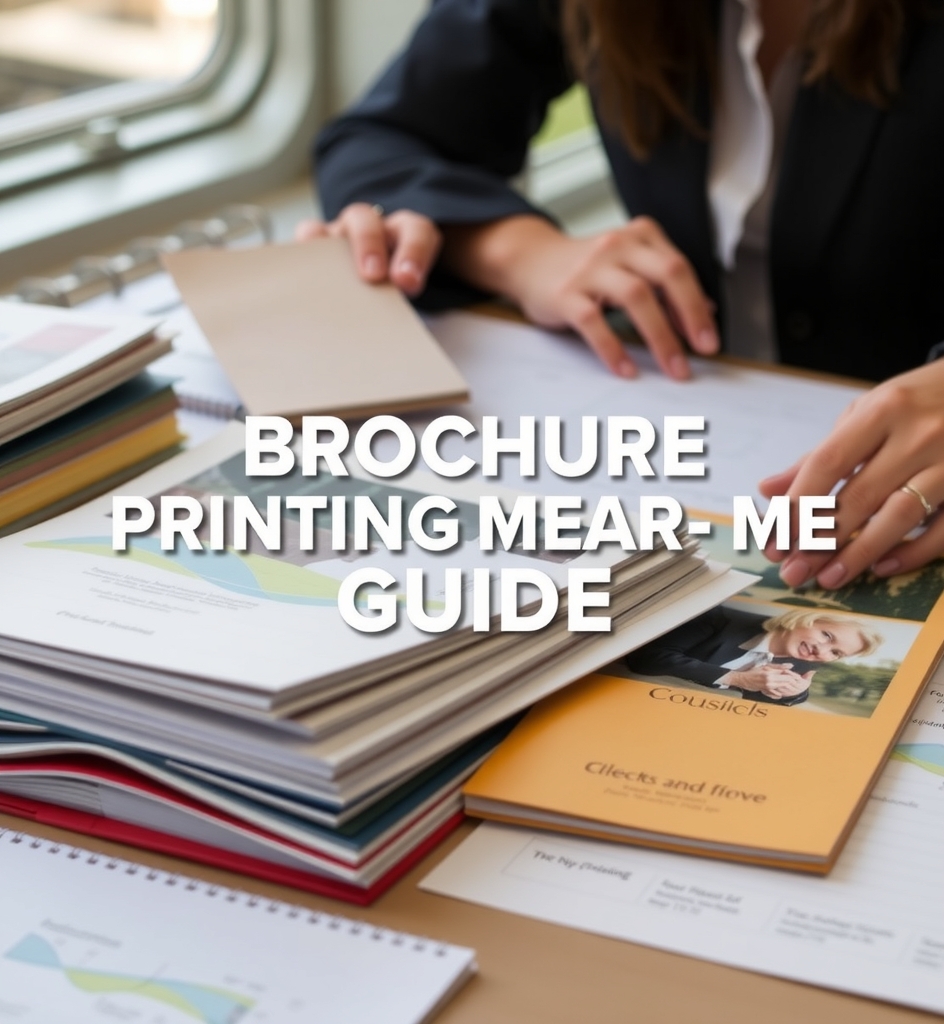 Preparation visual for Brochure Printing Near Me Guide