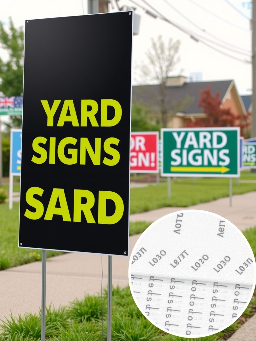 Evaluating the best Yard Signs Custom Guide environment