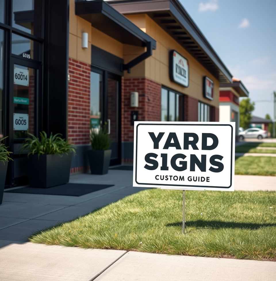 Preparation visual for Yard Signs Custom Guide
