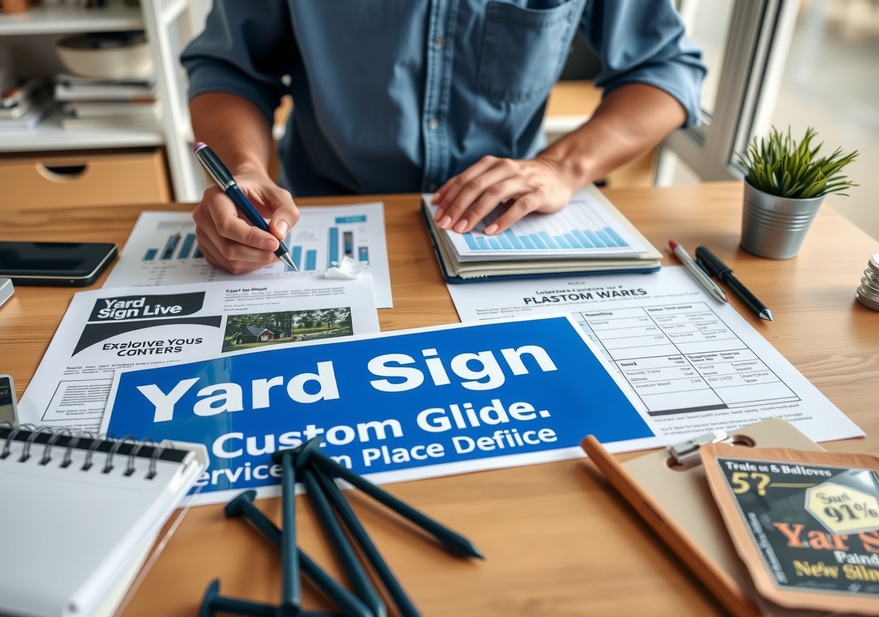 Quality check visual for Yard Signs Custom Guide