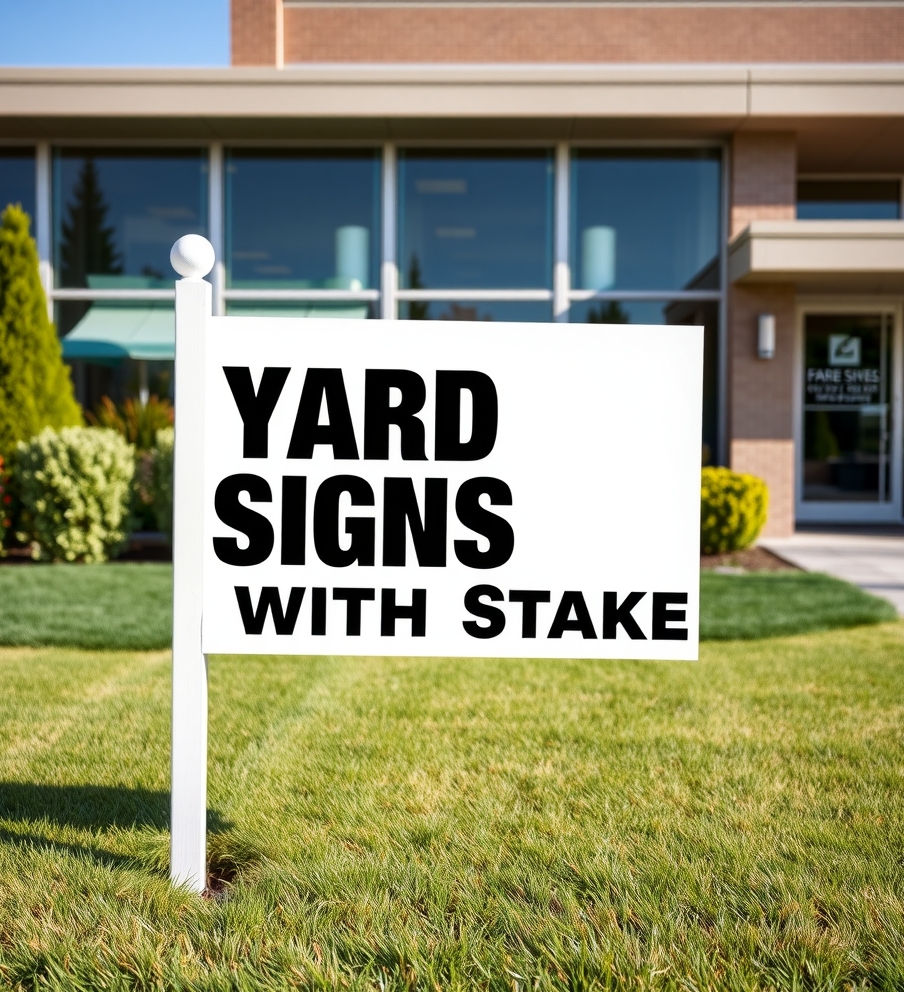Checklist for Yard Signs with Stakes Guide