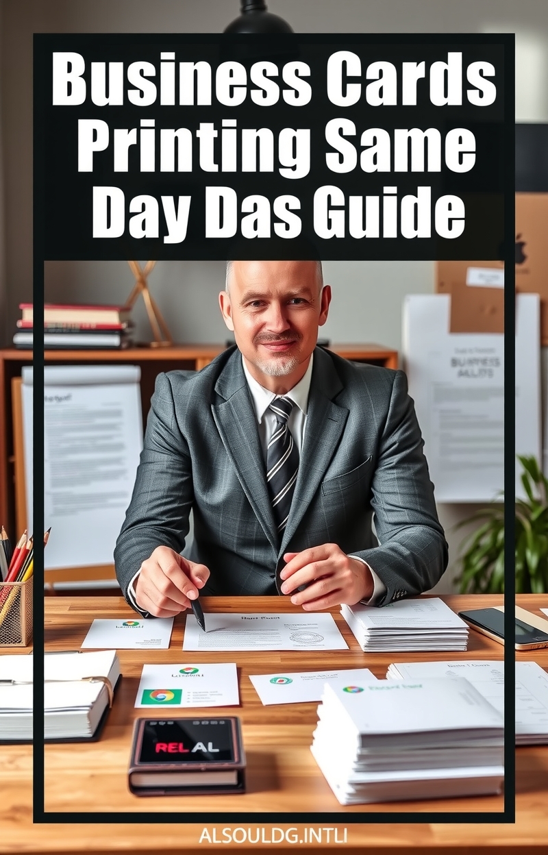 Business Cards Printing Same Day Guide