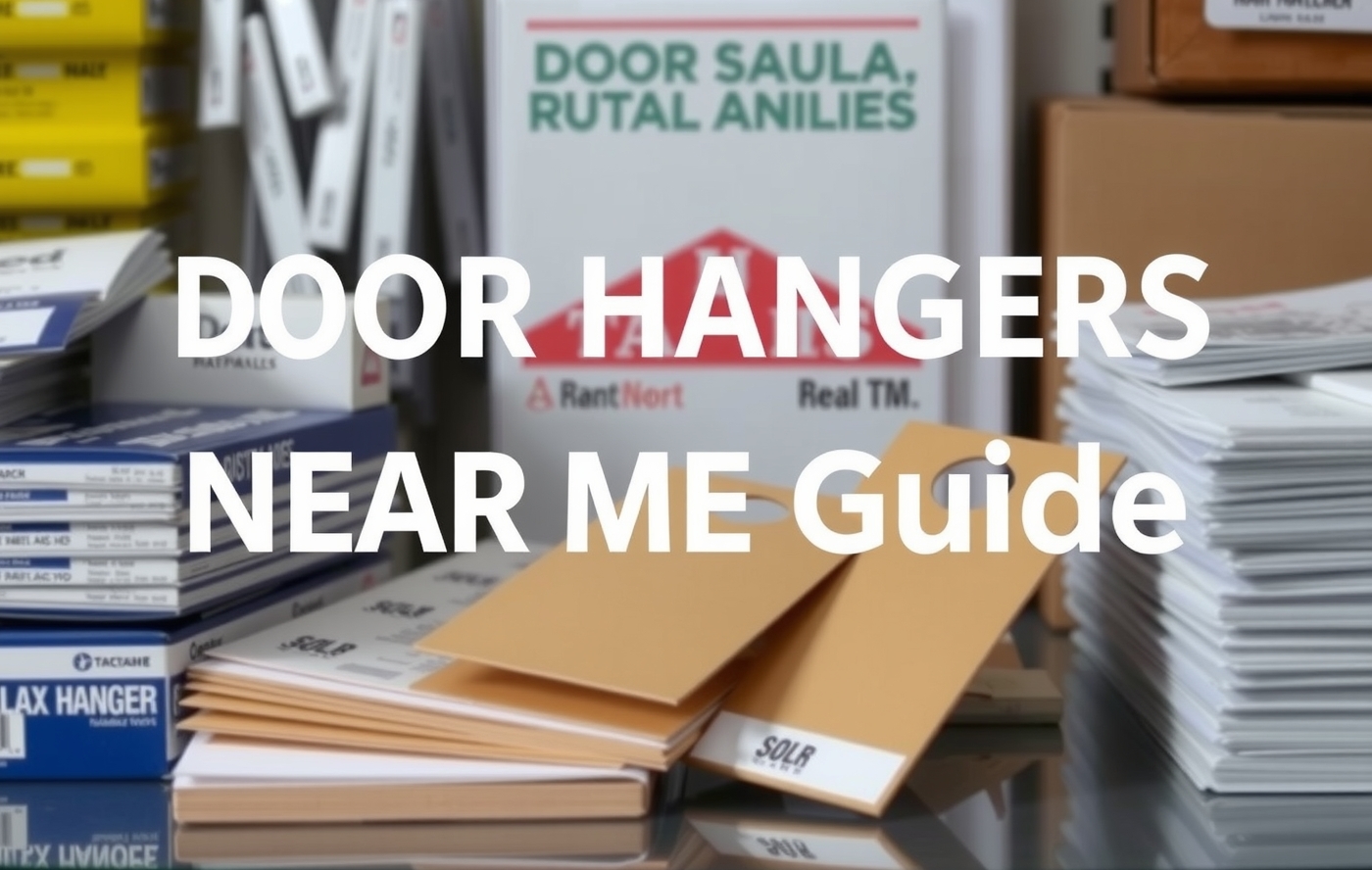 Checklist for Door Hangers Near Me Guide