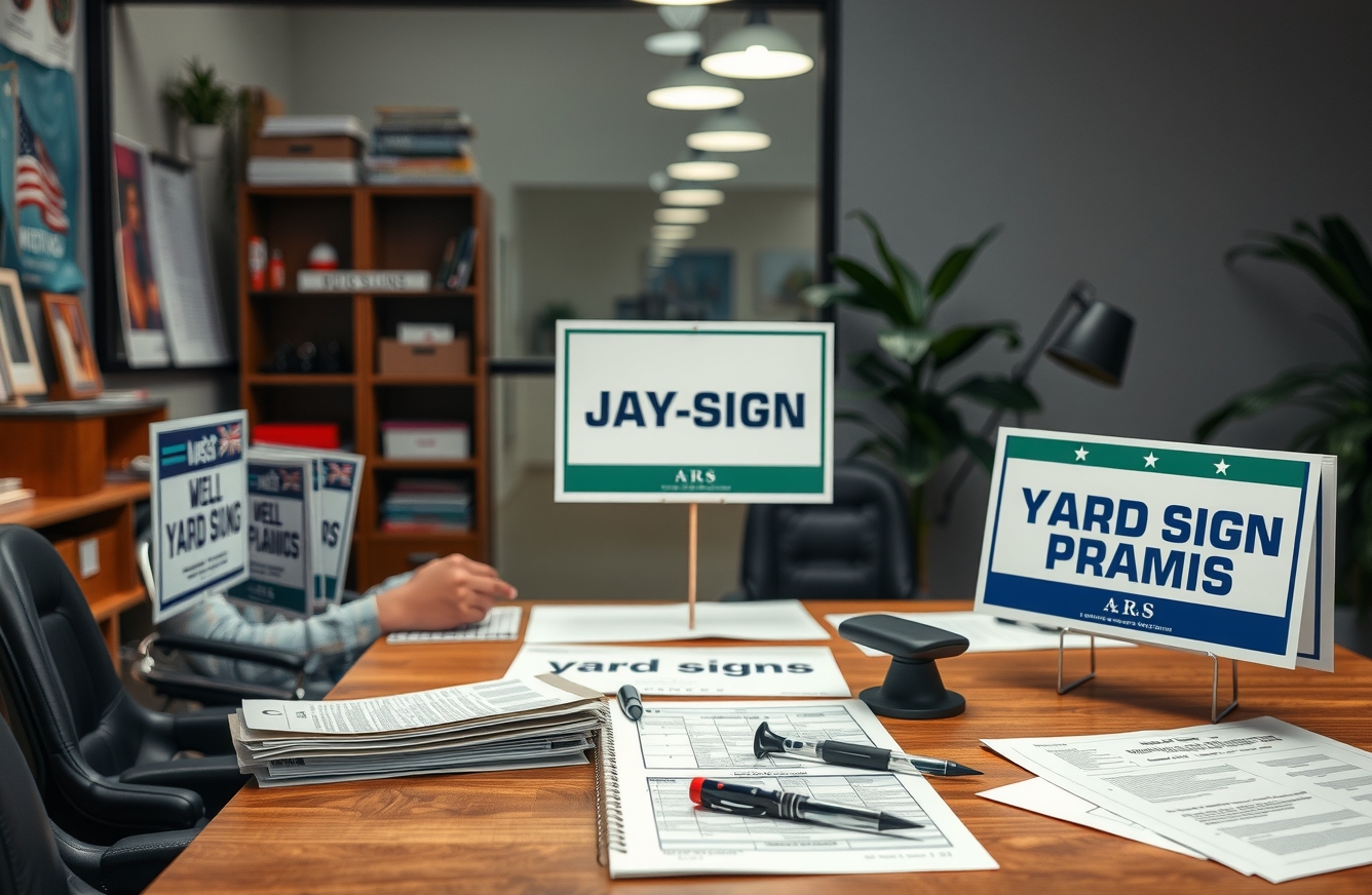 Quality check visual for Yard Signs Printing Guide