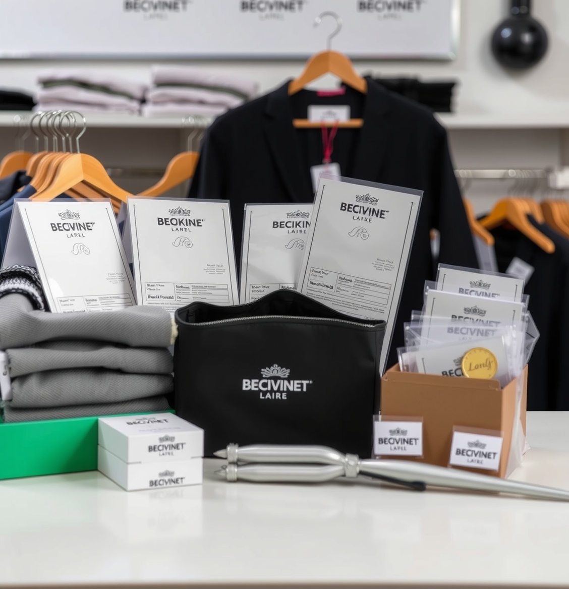 Preparation visual for Clothing Labels Printing Guide