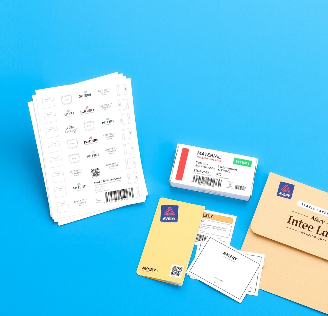 Preparation visual for Avery Labels Printing Template Guide