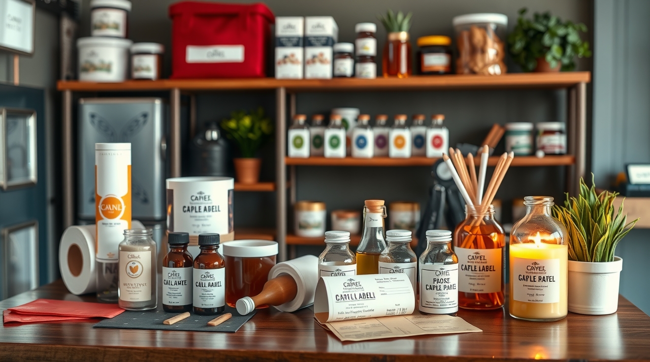 Preparation visual for Candle Labels Printing Guide