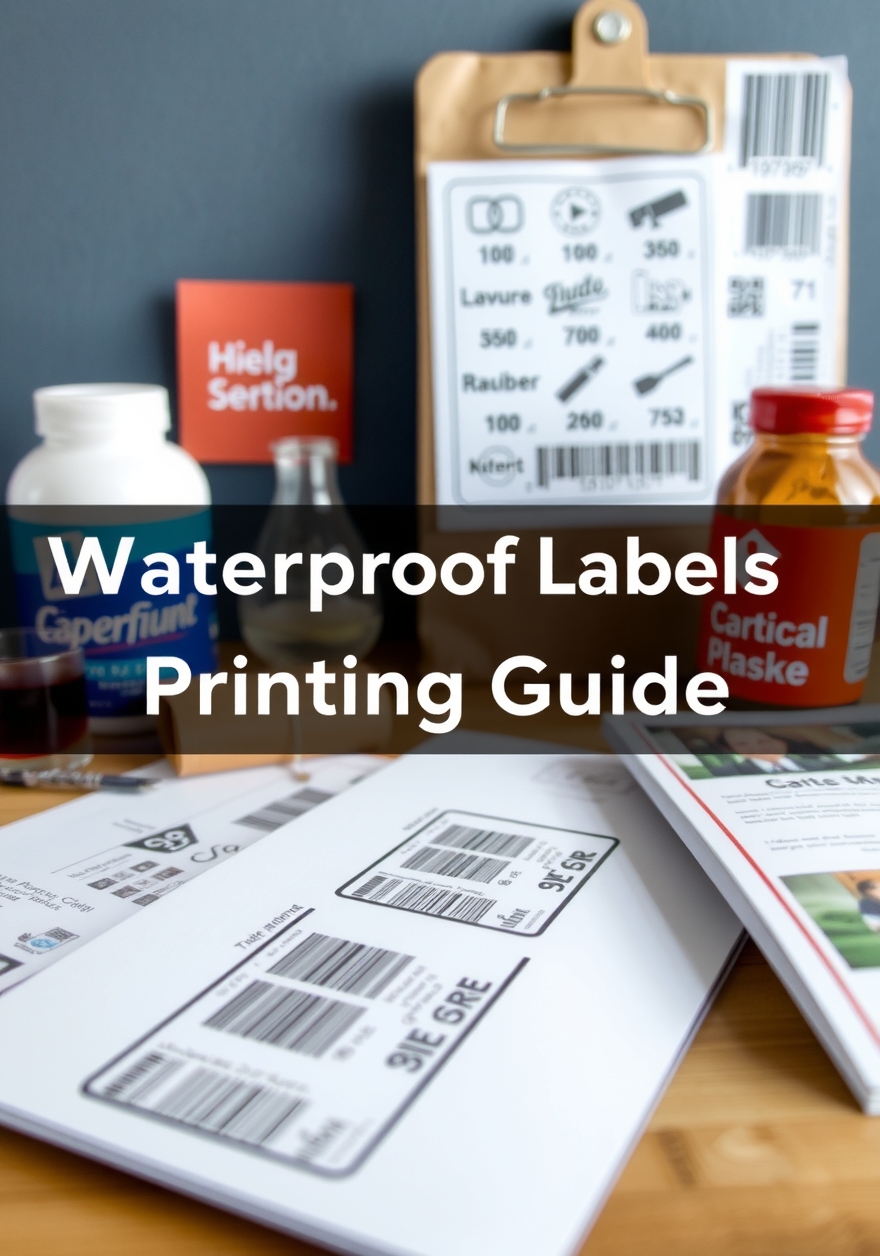 Preparation visual for Waterproof Labels Printing Guide