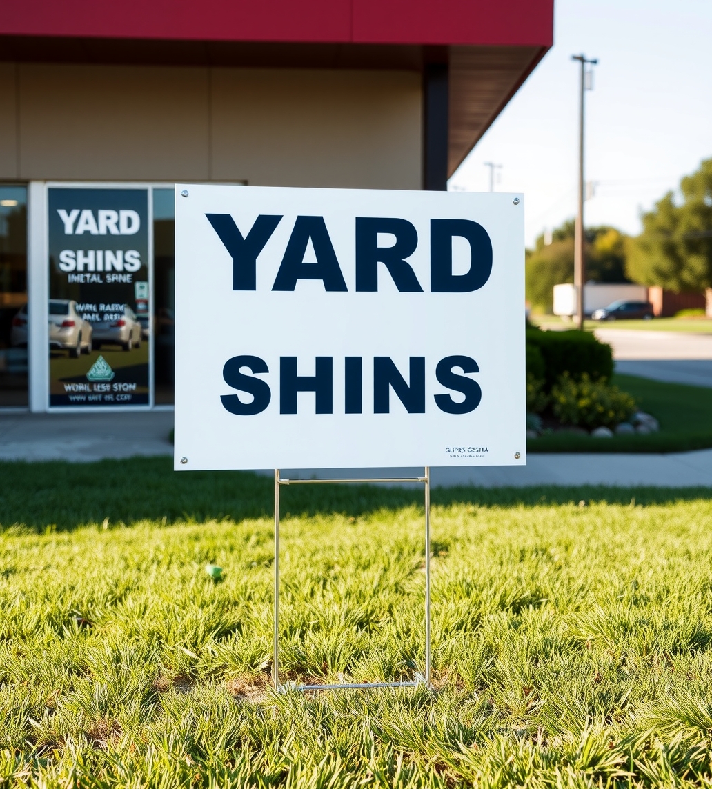 Preparation visual for Yard Signs Metal Guide