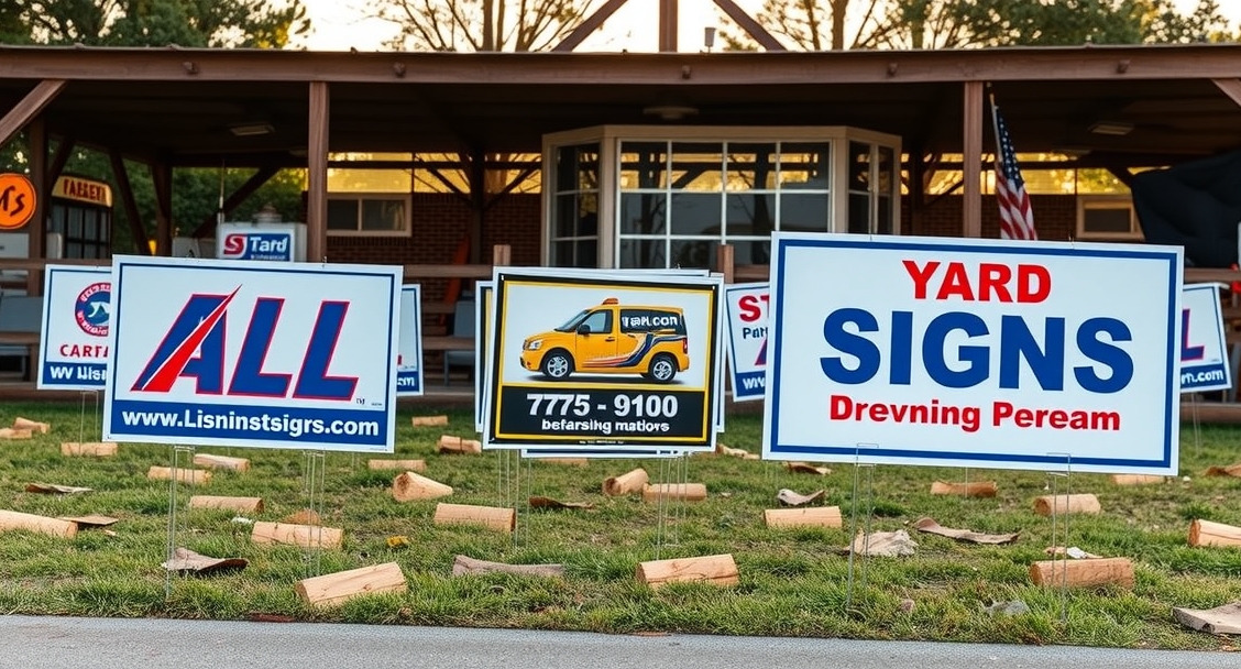 Preparation visual for Yard Signs Bulk Guide
