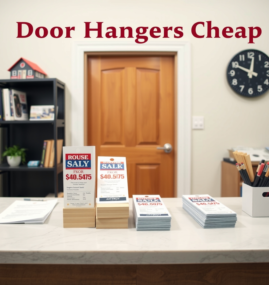 Quality check visual for Door Hangers Cheap